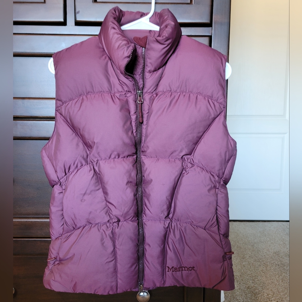 Marmot womens small down puffer vest